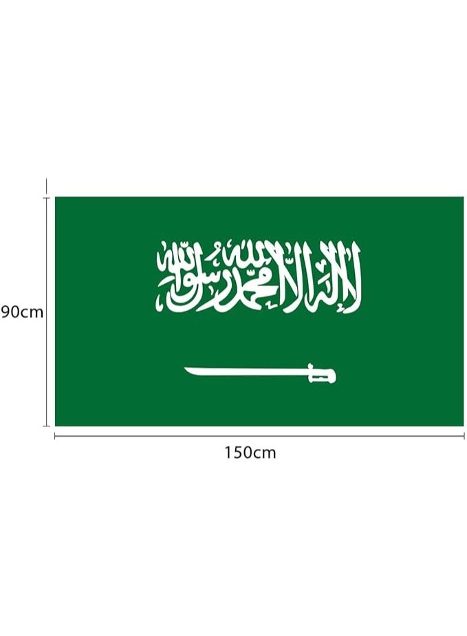 Saudi Arabia Flag 90 cm x 150 cm - Image 2
