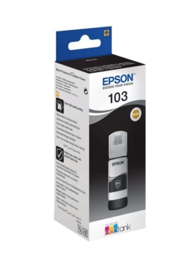 EPSON 103 Ecotank Black Ink Bottle Black - Image 2