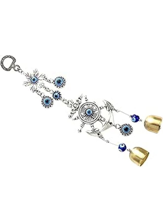 Evil Eye Wind Chime Pendant for Door Balcony Garden Patio Home Decor Lightweight Sturdy - Image 1