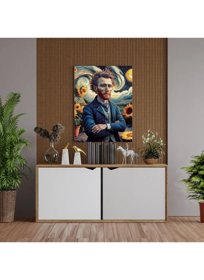 Walliv Vincent'S Dreamscape Wall Art Canvas Painting For Home Decor 75x113 cm.  - Image 1