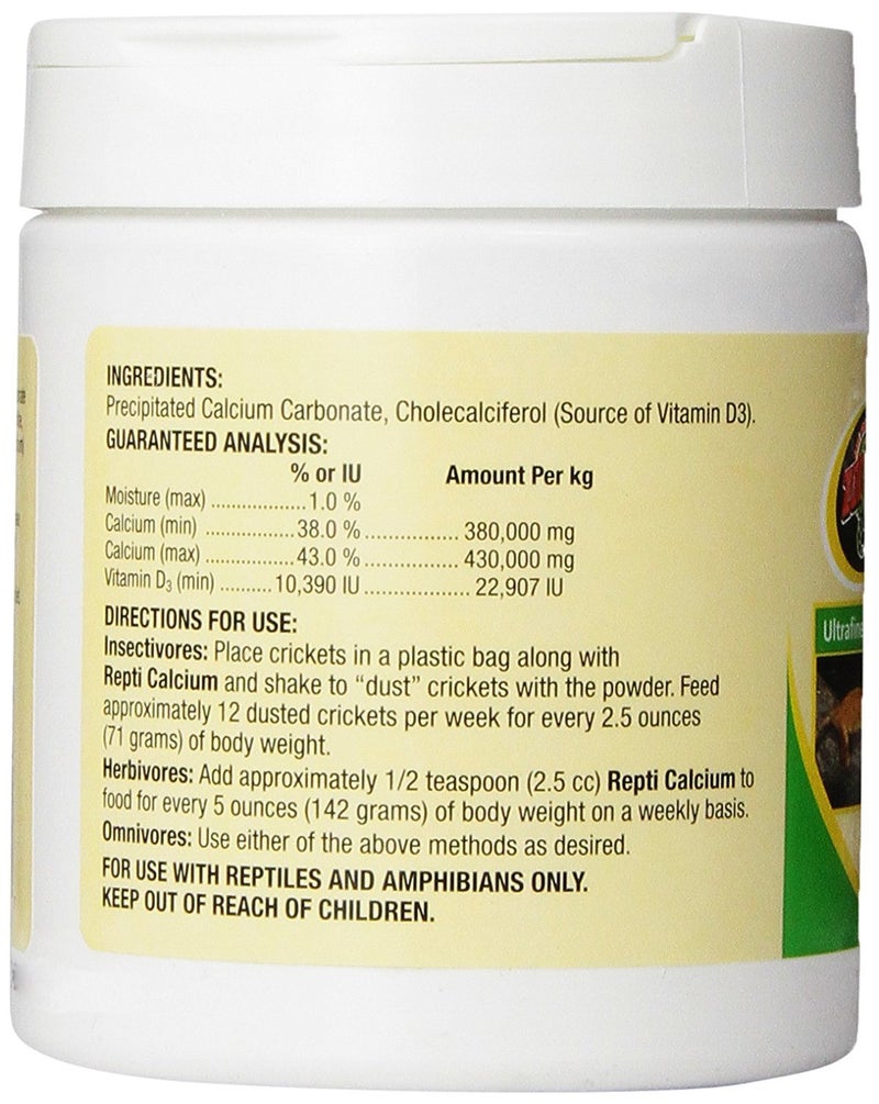 Zoo Med Reptile Calcium with Vitamin D3, 8-Ounce - Image 2