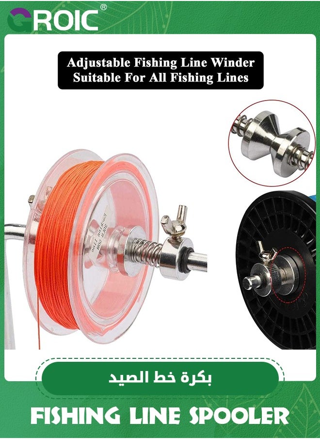 GROIC - Fishing Line Spooler for Spinning Reel, Fishing Line Winding Spooler, Fishing Real Line Spooler, Fishing Line Spool Winder, Fishing Line Spooling Accseeories, Line Spooler - Image 1