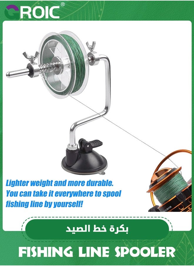 GROIC - Fishing Line Spooler for Spinning Reel, Fishing Line Winding Spooler, Fishing Real Line Spooler, Fishing Line Spool Winder, Fishing Line Spooling Accseeories, Line Spooler - Image 1