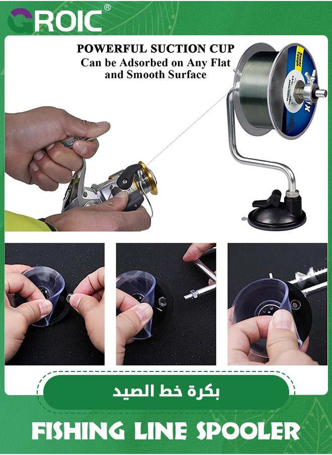 GROIC - Fishing Line Spooler for Spinning Reel, Fishing Line Winding Spooler, Fishing Real Line Spooler, Fishing Line Spool Winder, Fishing Line Spooling Accseeories, Line Spooler - Image 1