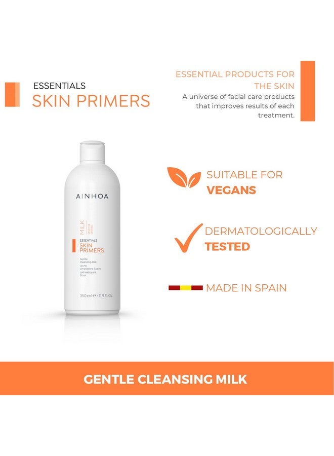 أينوا حليب منظف لطيف نباتي من أينوا للبشرة الحساسة مع بيسابولول وآذريون، 350 مل - Image 2