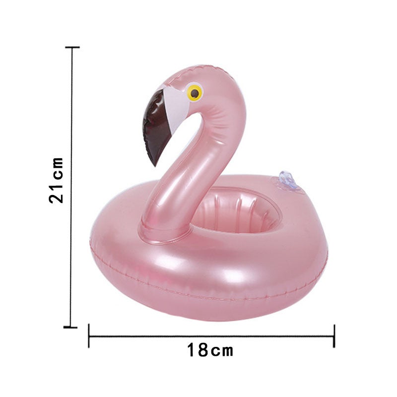 Hot Sale 30cm Barbie Doll Inflatable Swim Ring Flamingo z5 