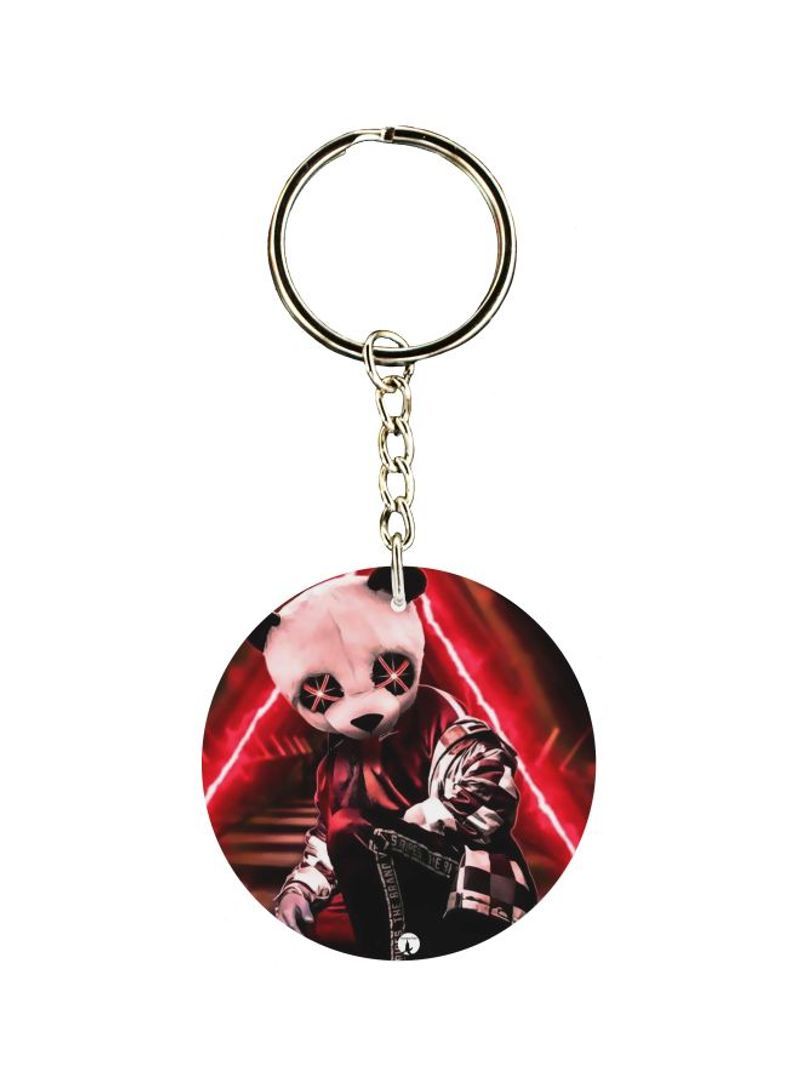 Panda Printed Keychain