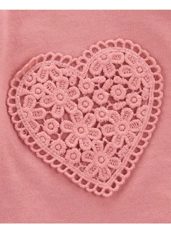 كارترز تي شيرت قصير بياقة مستديرة للأطفال الصغار