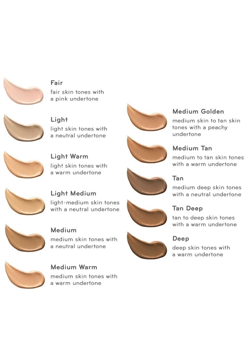 Purlisse pūrlisse Radiant Glow Illuminating BB Cream Spf30 Hydrating and Moisturizing Natural Organic Cruelty-free Sulphate & Paraben Free For All Skin Even Sensitive Skin 1.4 Fl Oz (Light Medium) - Image 4