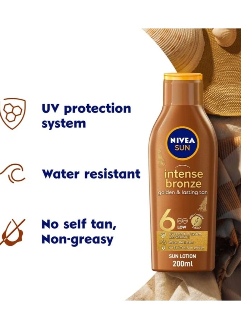 NIVEA SUN INTENSE BRONZE GOLDEN & LASTING TAN - Image 4