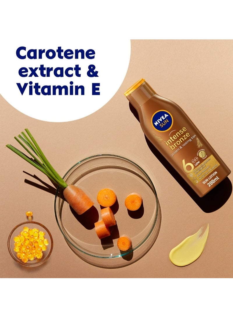 NIVEA SUN INTENSE BRONZE GOLDEN & LASTING TAN - Image 3