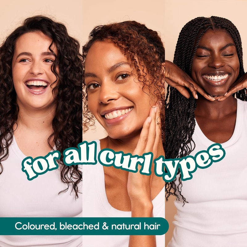 Nature Spell Curl Enhancing Conditioner for Curly Hair 300ml Sulphate Free Conditioner Infused with Rice Water & Linseed For All Curl Types 100% Vegan Made in the UK - Image 2