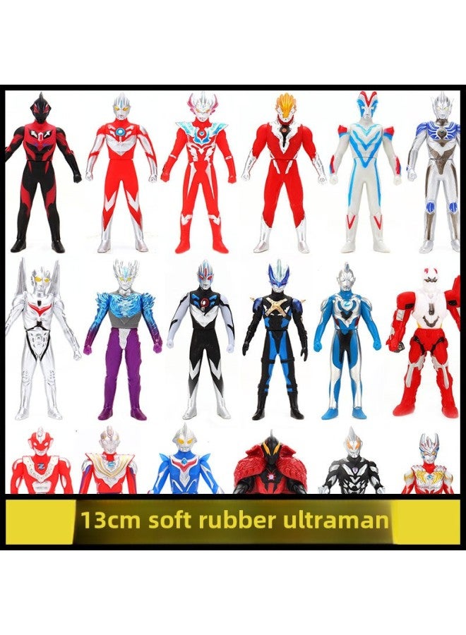 13cm Soft Glue Altman Toy Children's Boy Degas Cello Monster Figure Hand-made Model Birthday Gift-Color:34. Ultimate Robot - Image 3