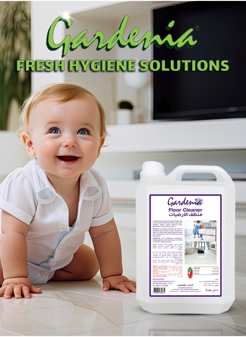 Gardenia - Floor Cleaner Liquid Lavender 5 Liter - Image 1
