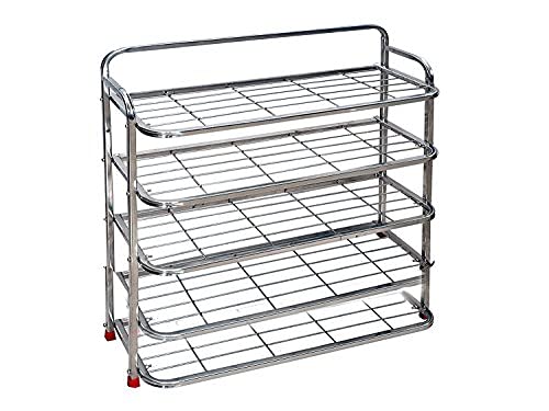 AXANIO Steel Shoe RackMultipurpose Heavy Metal Show StandWardrobe Storage Racks - Image 1