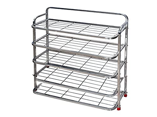 AXANIO Steel Shoe RackMultipurpose Heavy Metal Show StandWardrobe Storage Racks - Image 2