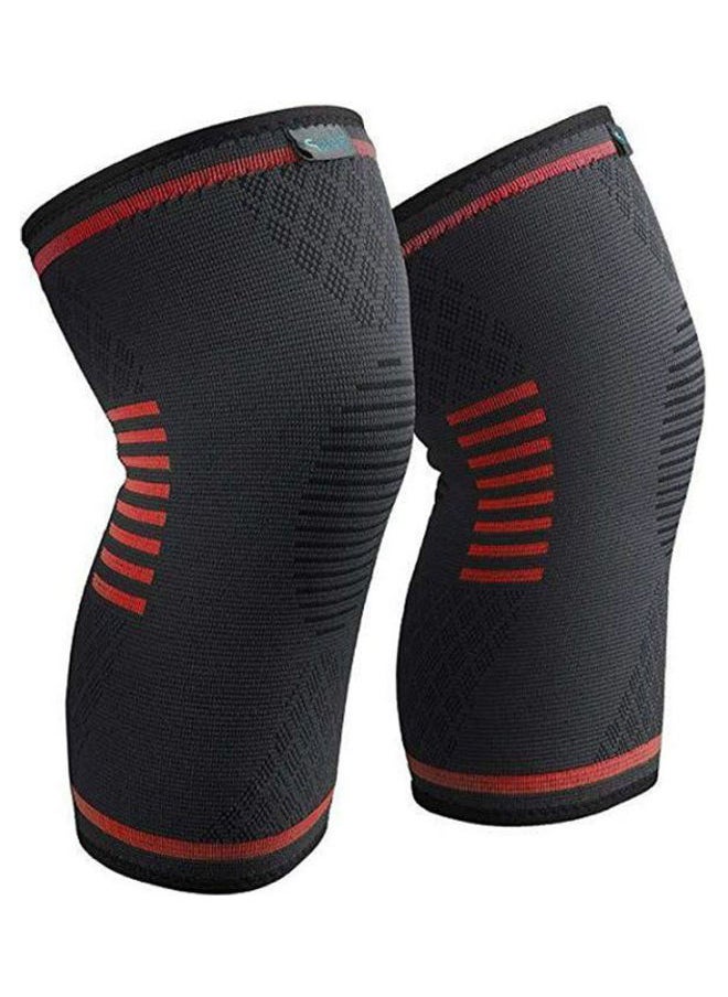 Generic Size M Compression Knee Sleeve, Best Knee Brace Support For Sports, Running, Jogging, Basketball, Joint Pain Relief, Arthritis And Injury Recovery&More, Men And Women (2 Piece) 