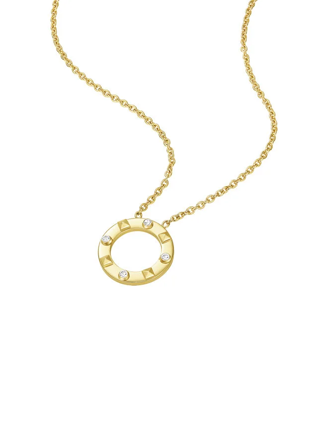 بوليس Necklace For Women Gold Plating With CrystalsPEJLN0001604