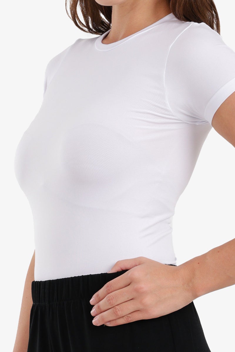 Carina Round Neck Basic Top - Image 5