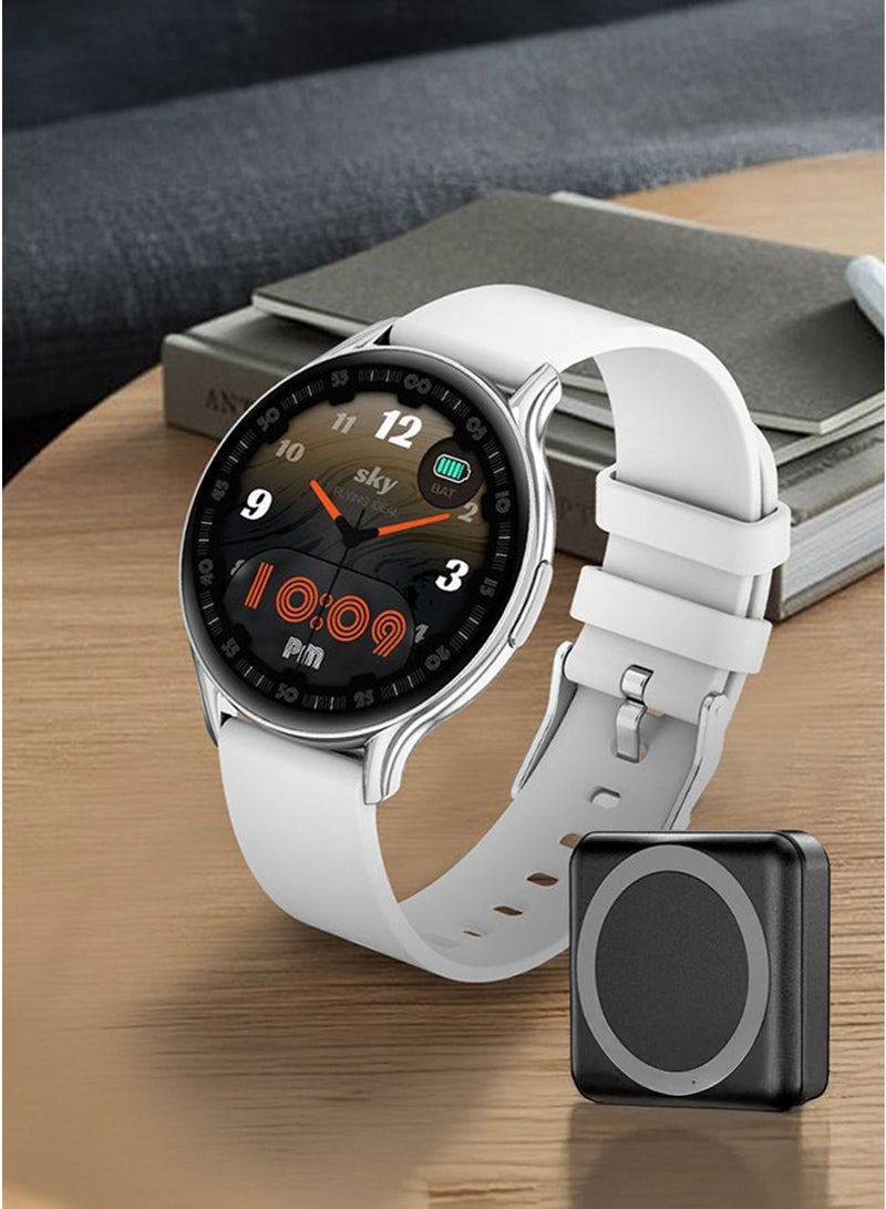 AOLON GTR2 AMOLED Always-on Display Bluetooth Talking Smartwatch White - Image 1