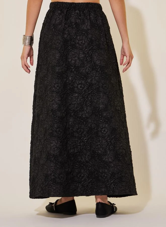 تايك تو A-Line High Rise Maxi Skirt