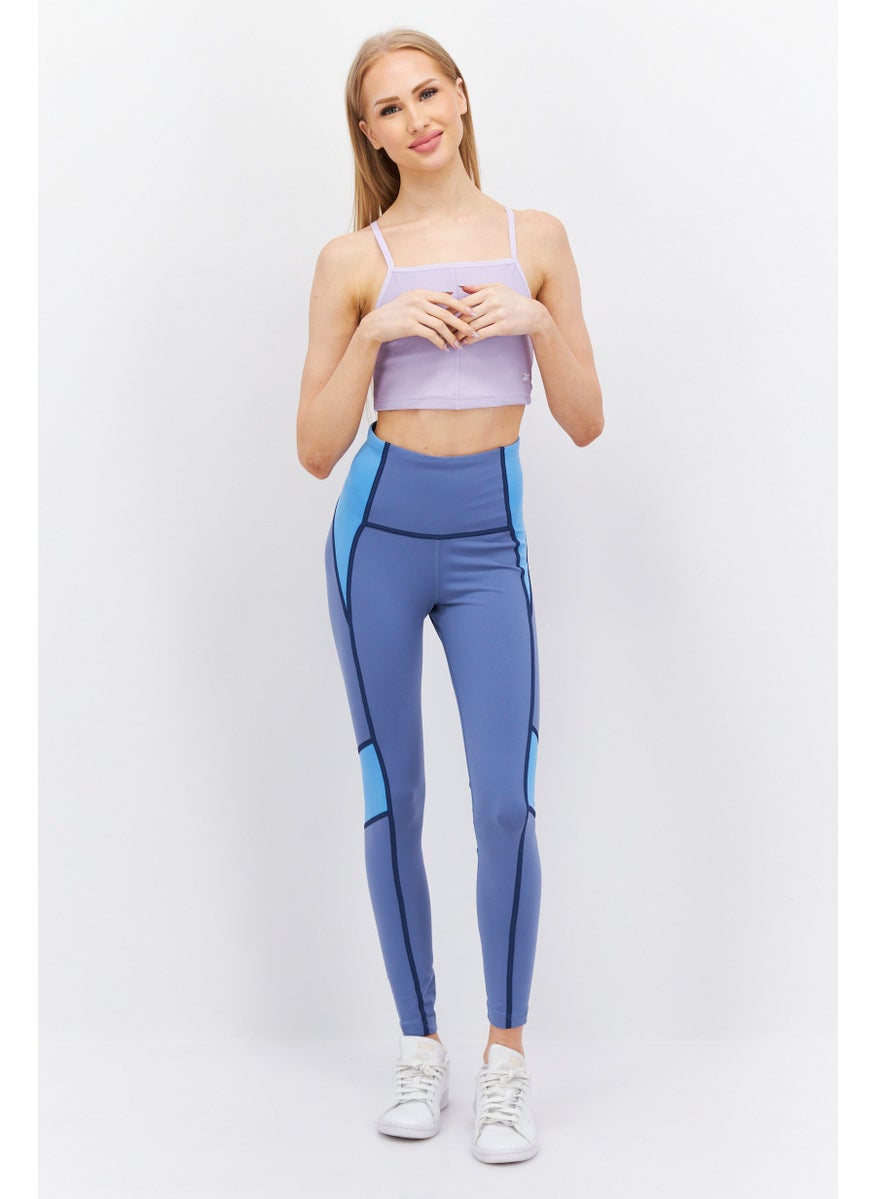 Reebok Women Sportswear Fit Sleeveless Training Bralette, Lavender  - Image 2