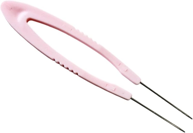 منظم الخرز أداة مساعدة لصنع المجوهرات الحرف الفنية مشاريع مصغرة إبرة الفول اللون - Image 1