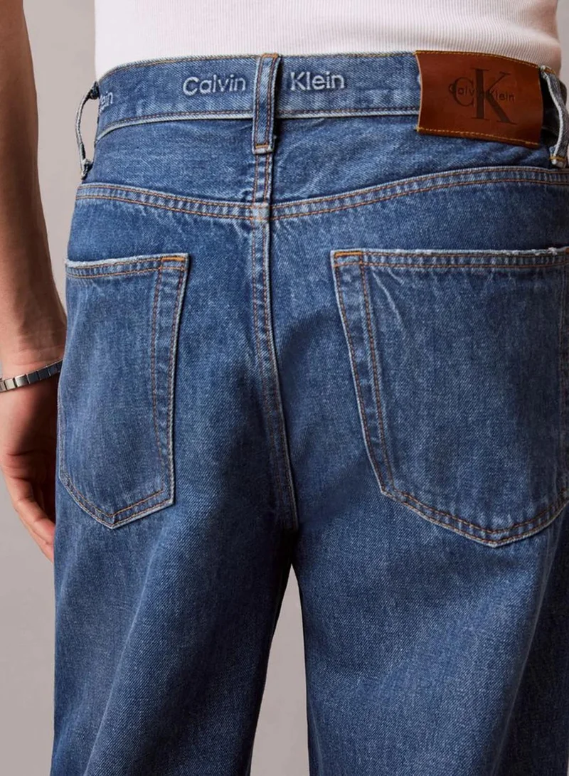 Calvin Klein CK BOULDER BLUE Baggy Jeans for Men | Best Price UAE
