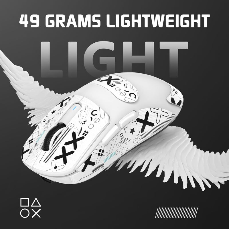 MAMBASNAKE Attack Shark X3 Wireless Gaming Mouse, Ultra-Light 49g, PixArt PAW3395 26000 DPI, Bluetooth/2.4GHz/Triple Mode Wired, 200 Hours Rechargeable Battery, Kailh GM8.0 Switch for - Image 5