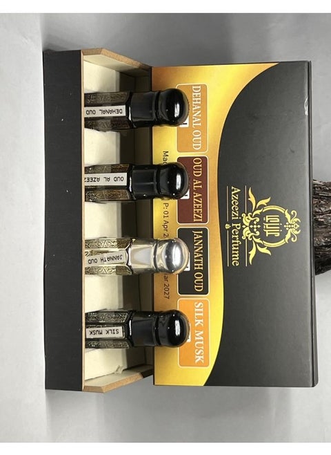 Bundle Of 4 Best Long Lasting Perfumes By Azeezi Perfume 3ML Each