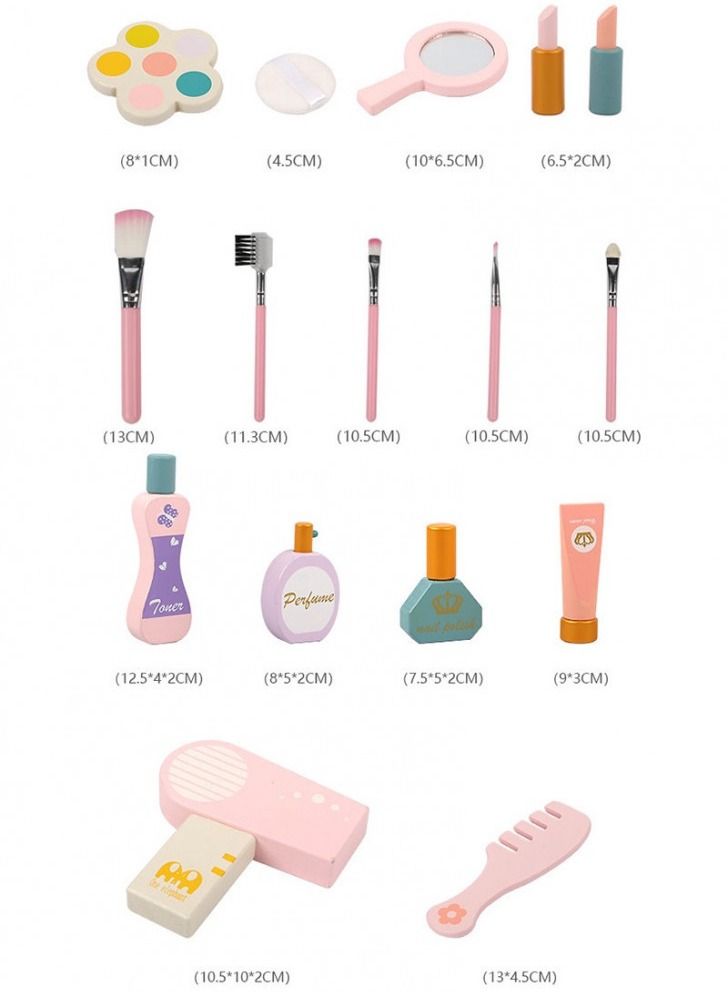 Wooden elegant children's dresser with accessories - Image 3