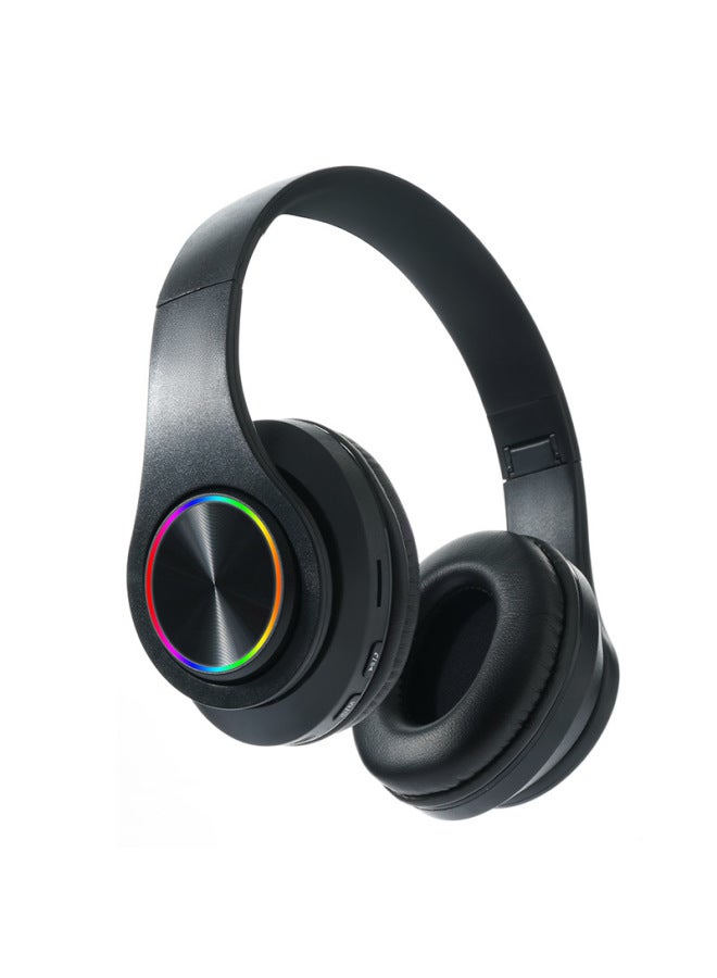 HongSheng New B39 Luminous Wireless Headset Headband Call Folding Card Headset Bluetooth Headset - Image 1