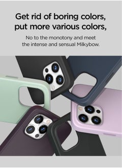 VRS Design Milky Bow iPhone 14 PRO Silicone Case Cover - Midnight  - Image 3