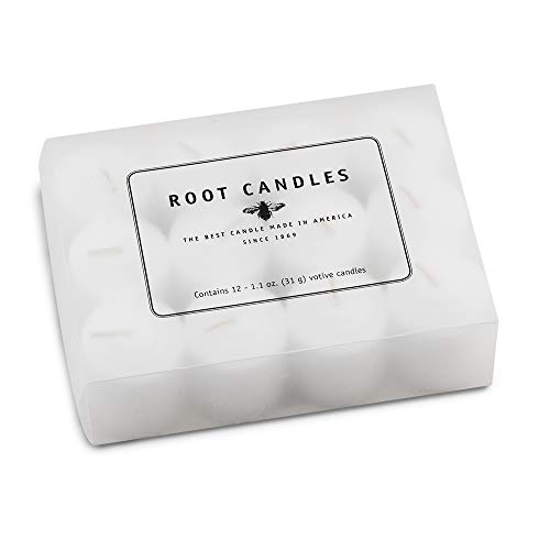 Root Candles Fragrance Free Votive Candles Premium 10-Hour Votives Handcrafted Beeswax Blend Candle, 12-Count, Unscented - Image 2