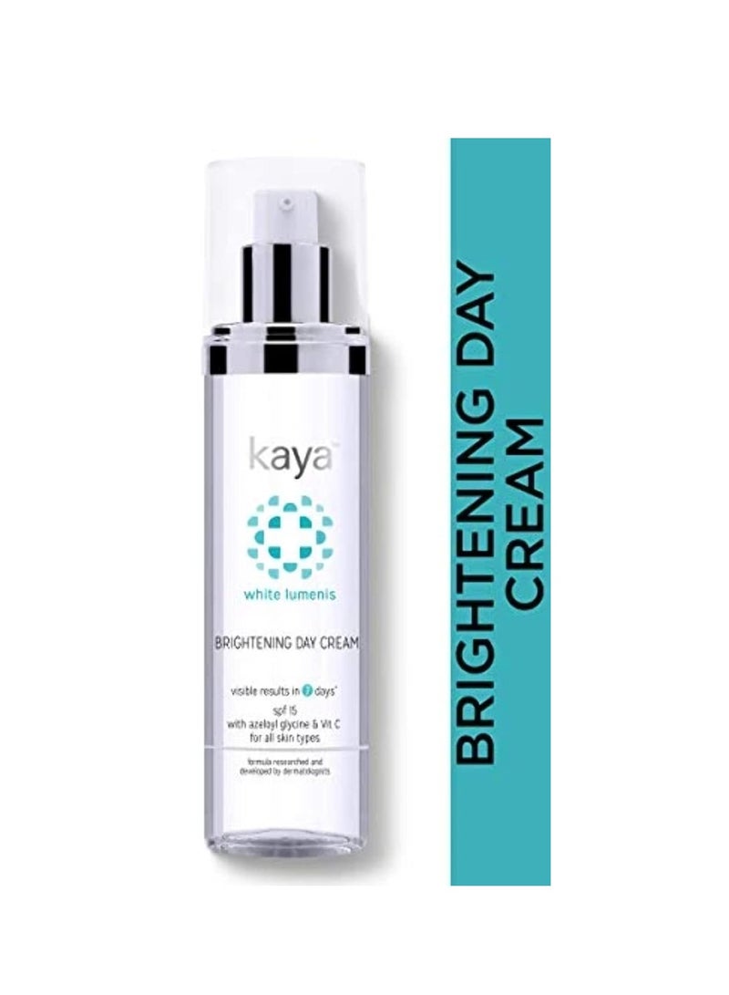 Kaya Clinic Brightening Day Cream 50ml with Vitamin C Azelaic Acid All Skin Types - Image 1