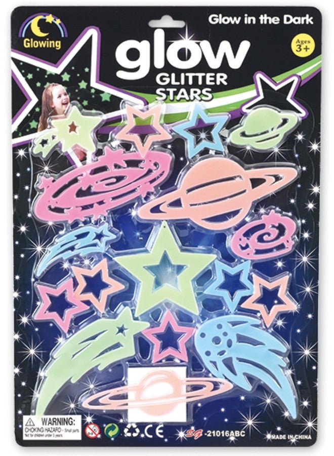eMart4U Glow in The Dark Ceiling Stickers – 30pcs Shooting Stars & Planets Wall Decals, Luminous Kids Room Decor, Safe PVC, Easy to Apply, Perfect for Bedrooms & Nurseries - Image 5