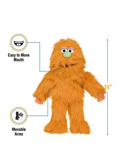 Silly Puppets 14" Orange Monster, Hand Puppet  - Image 3