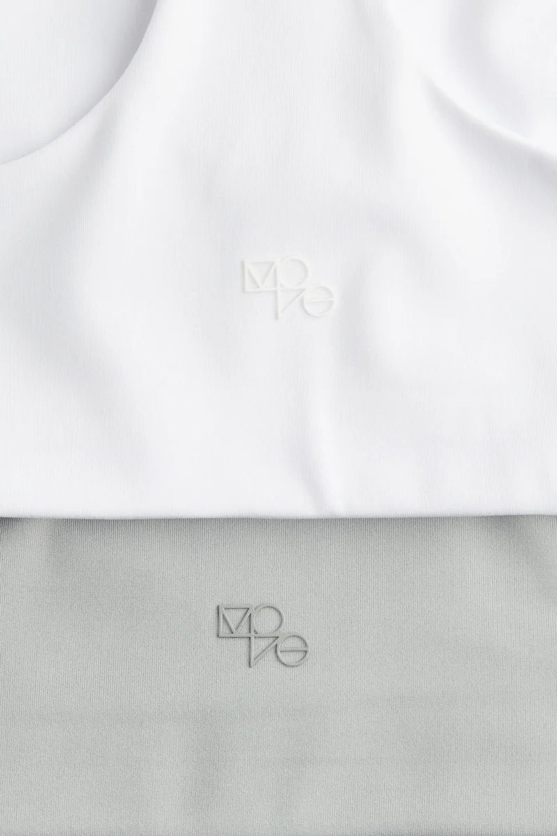 H&M 2-pack Medium support sports bras