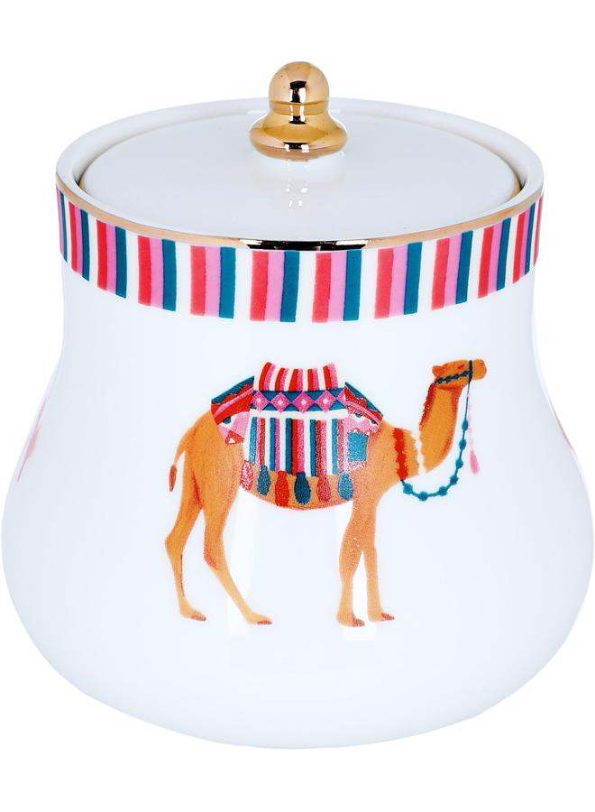 Alsaif Tarhal Glass + Porcelain Tea And Coffee Serving Set 180+65 Ml 26 Pieces Transparent - Image 4