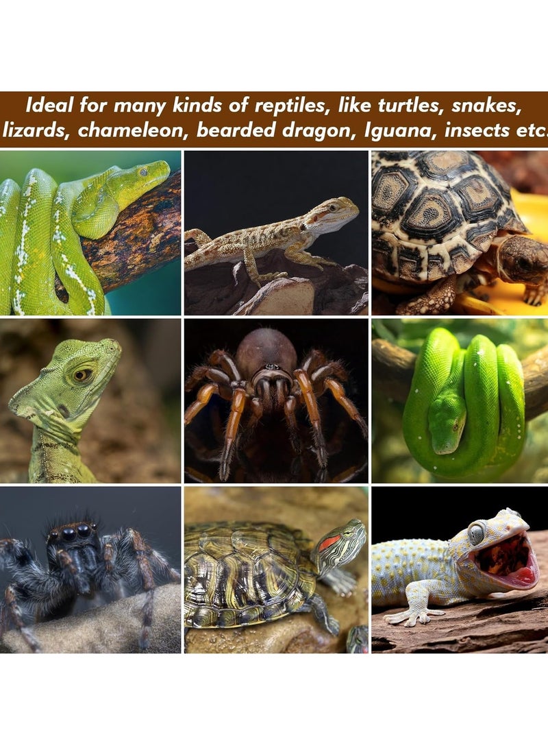 SYOSI 3 Rolls Reptile Carpet - 24 x 48 inches Natural Coconut Fiber Pet Mat, Tortoise Carpet Mat Coco Fiber Substrate Liner Pet Terrarium Liner for Lizard Turtle Gecko Bearded Dragon - Image 5