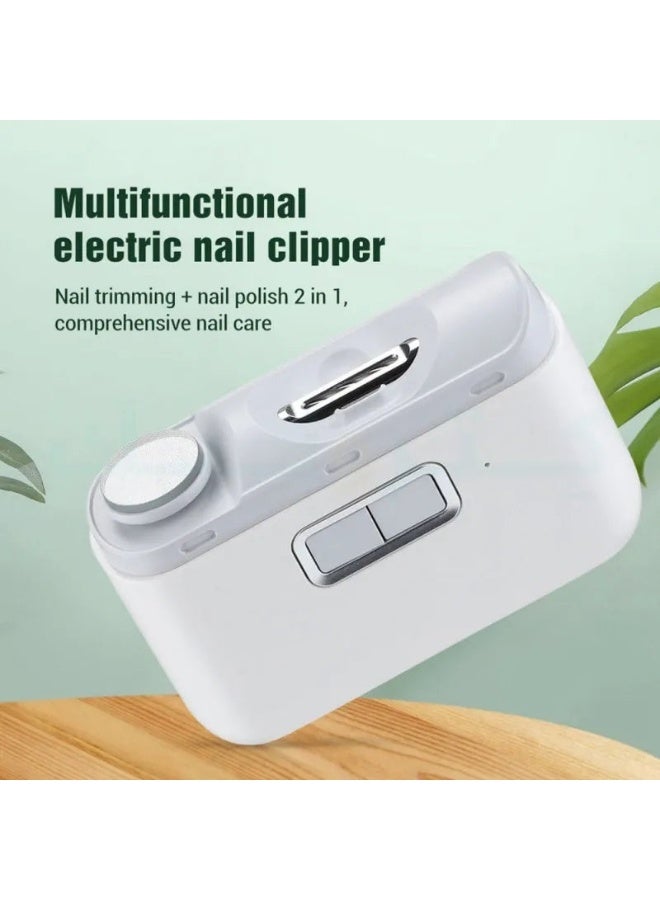Lutors Electric Nail Clipper with Built-in Nail Catcher – Safe & Easy Trimming  Rechargeable Electric Nail Clipper | Safe Automatic Nail Trimmer for Adults & Kids  Electric Nail Clipper Machine with LED Light & Nail Storage – Painless Trimming - Image 4