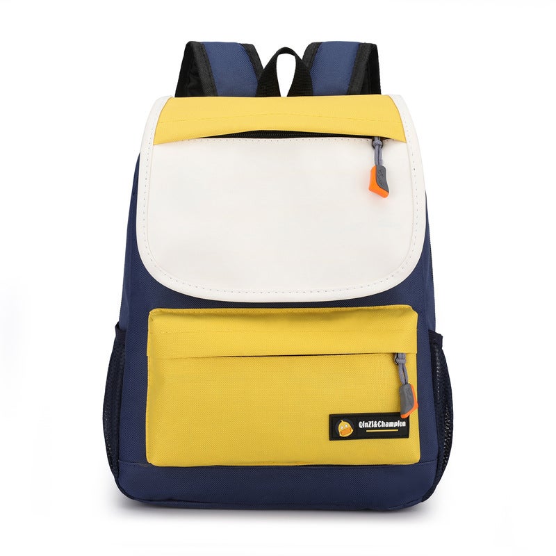 Custom Kids Backpack Primary School Bags Yellow 
