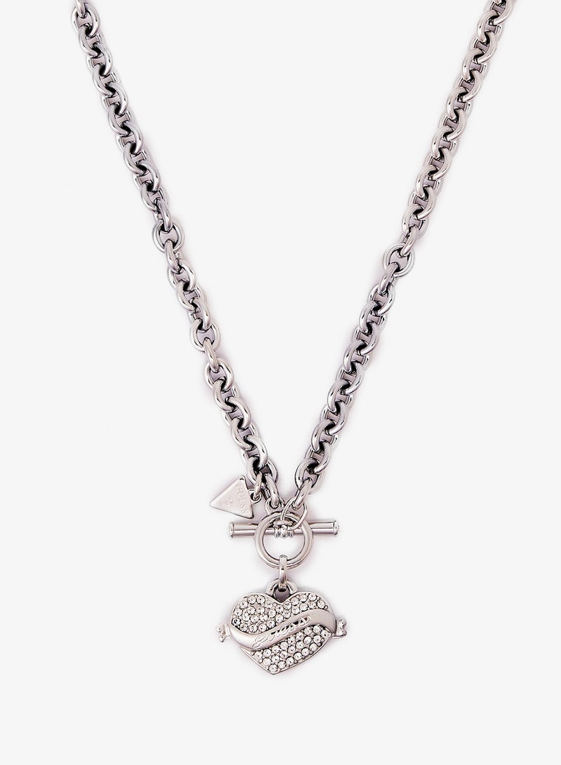 GUESS Vintage Guess Logo Necklace - Image 2