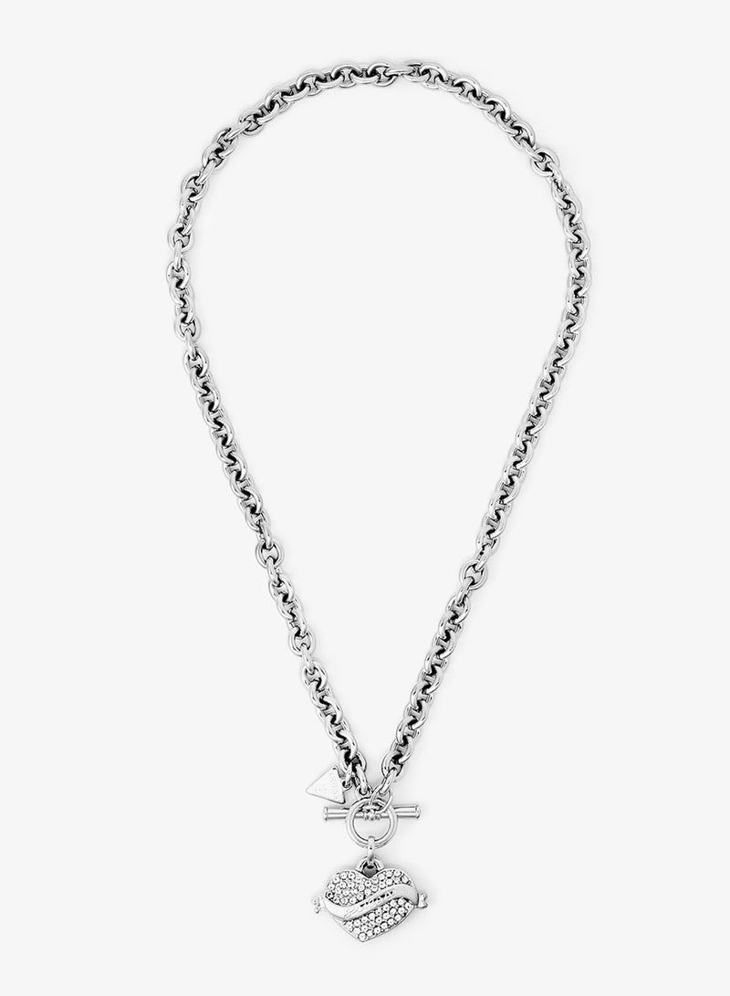 GUESS Vintage Guess Logo Necklace - Image 1
