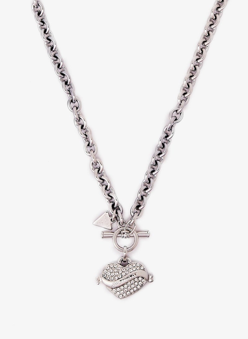 GUESS Vintage Guess Logo Necklace - Image 1