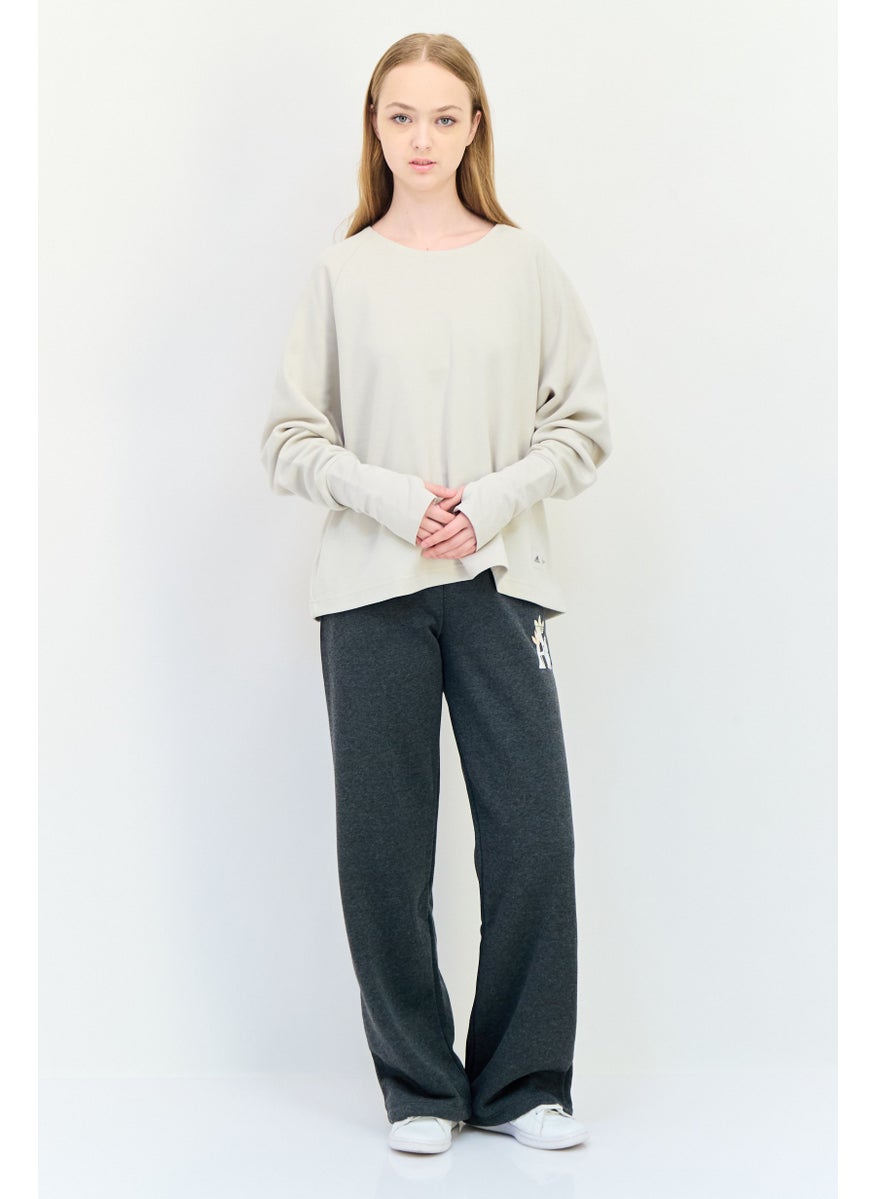 Adidas Adidas X Parley Women Sportswear Fit Long Sleeve Outdoor Sweatshirt, Beige  - Image 2