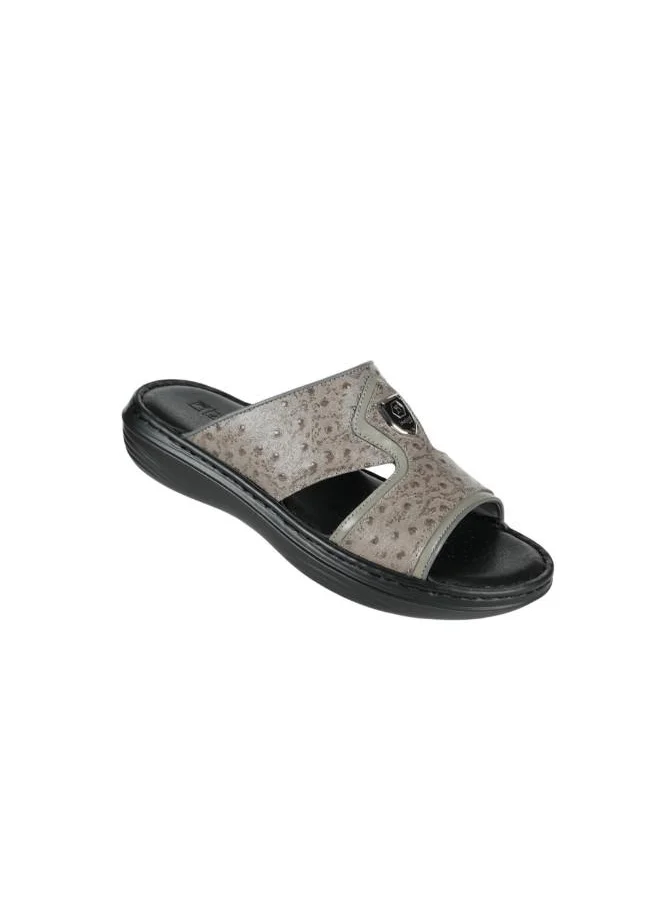 بارجيل أونو 008-3605 Barjeel Uno Mens Arabic Sandals 21410-60 Grey