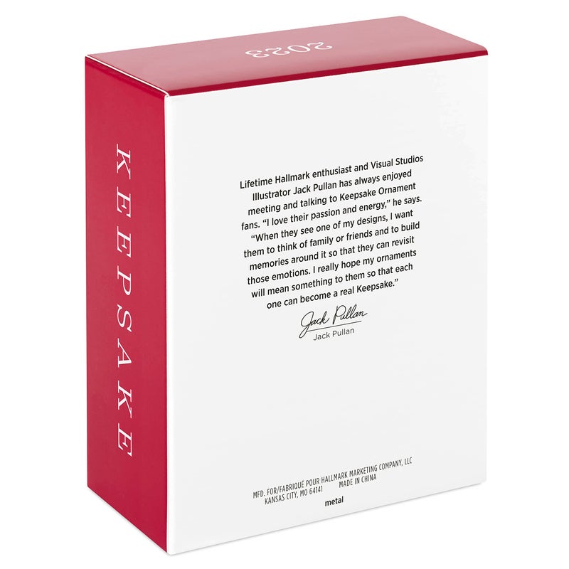 Hallmark Keepsake Hallmark Themkake Christmas Ornament 2023 ترخيص إطار صورة سائق جديد للرحلات - Image 4