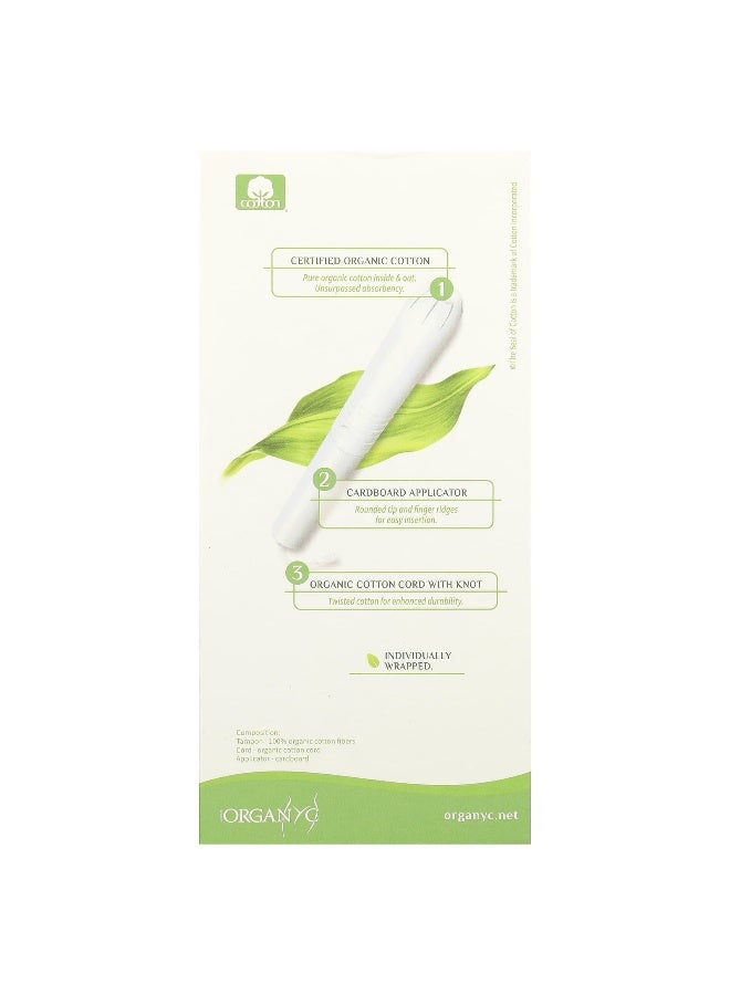 ORGANYC Organyc, Organic Tampons, Super, 14 Tampons - Image 2