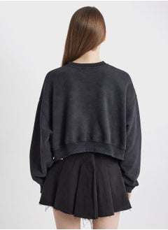 DeFacto Crop Sweatshirt  - Image 2
